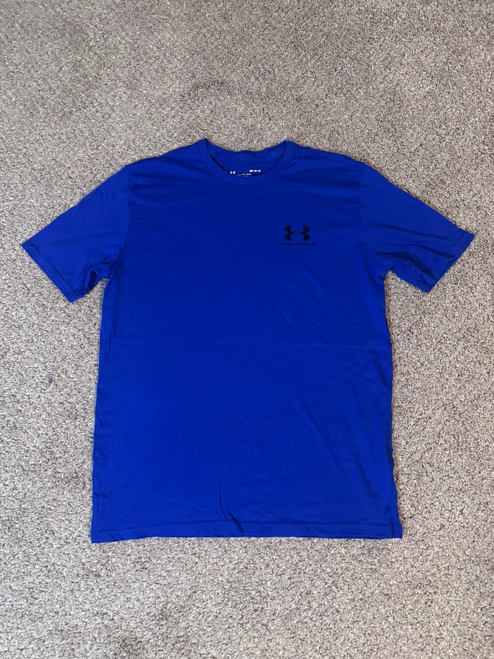 Mens Medium Blue Loose Under Armour TShirt